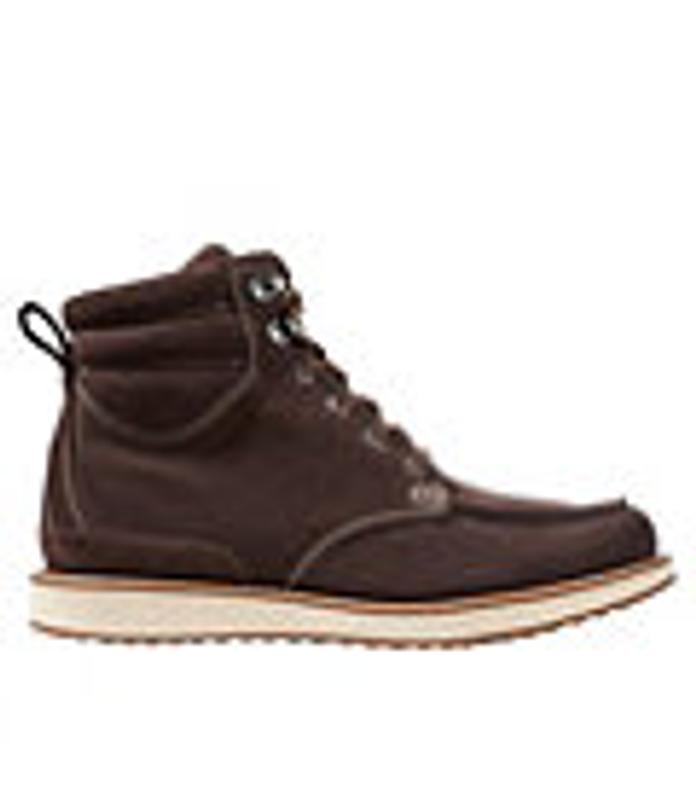 LL Bean Black Stonington Moccasin Toe Padded Collar Working Boots Size 7 M Men main image 4