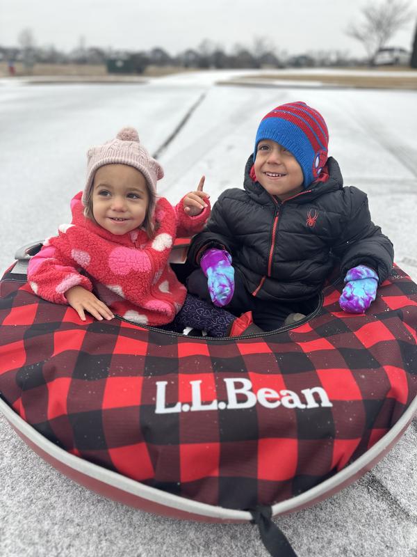 Kids' Pull Sled and Cushion Set, Sleds & Snow Tubes at L.L.Bean