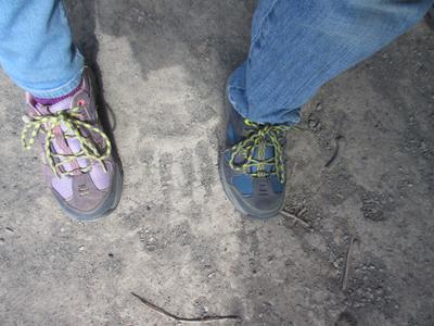Customer photo for "comfortable hiker right out of the box!"