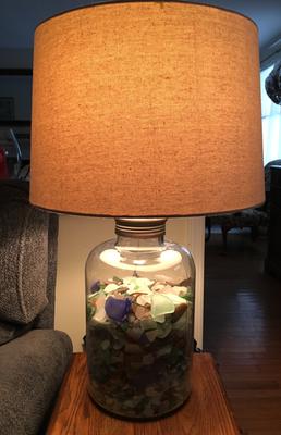 glass lamp base to fill