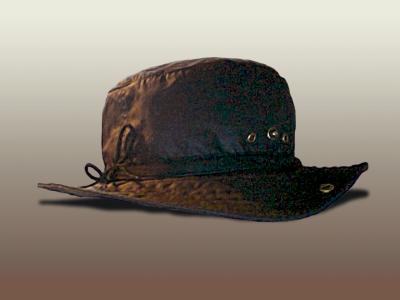 waxed cotton packer hat