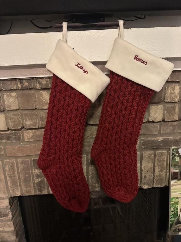 Fisherman's Knit Christmas Stocking | Holiday Stockings at L.L.Bean