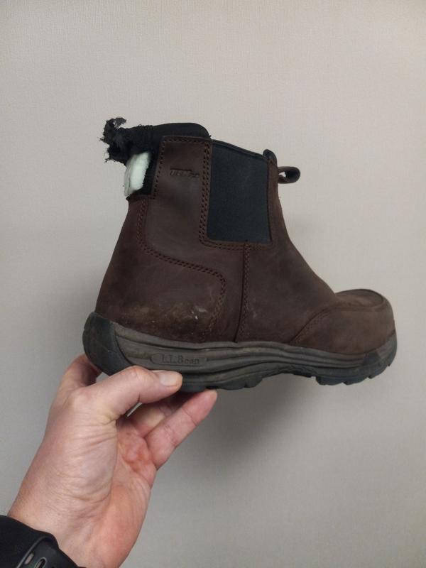 L.L.Bean Traverse Trail Boot Leather Pull-On Water Resistant Insulated