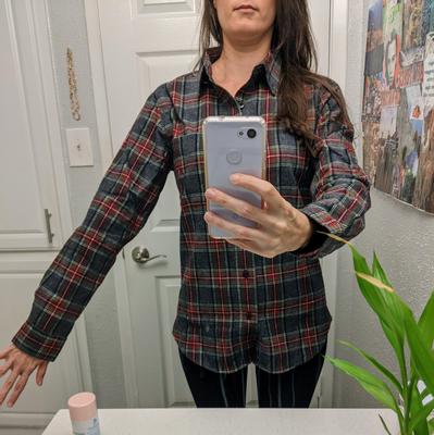 ll bean slim fit flannel