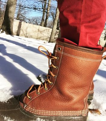 ll bean 16 inch boots shearling lined