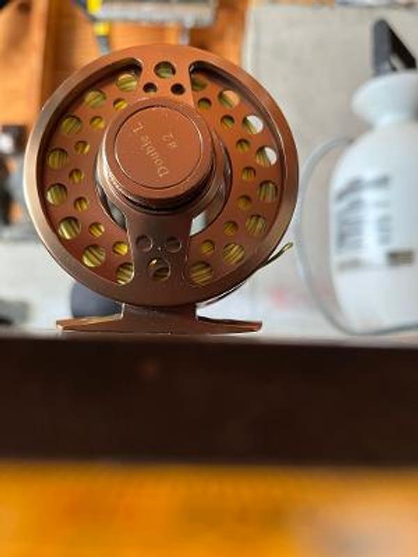 LL BEAN FLY Fishing Reel + Case 345 Double L made Argentina $76.55