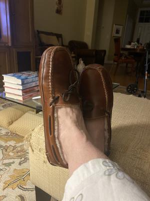 ll bean leather slippers