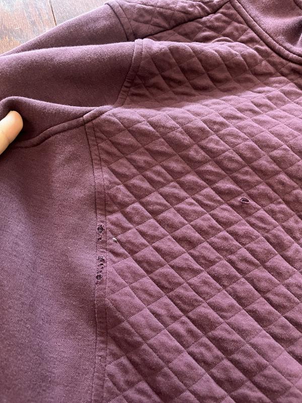 Customer photo for "Looks and fits great, but poor quality"