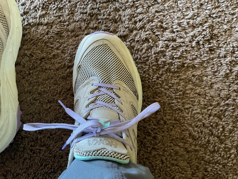 Bunched up when laces tightened