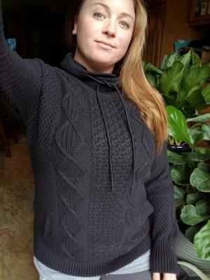 ll bean cowl neck sweatshirt