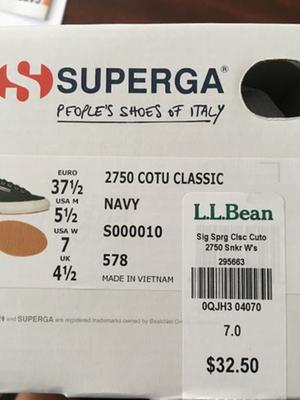 llbean superga
