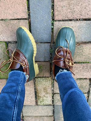 ll bean rubber moc