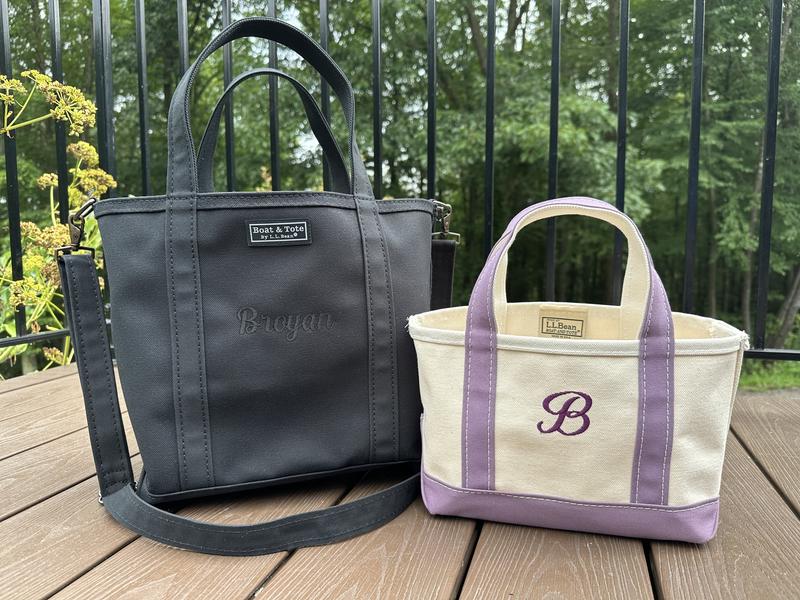 L.LBEAN BOAT AND TOTE パープル　ラージサイズ Boat and Tote®, Open-Top