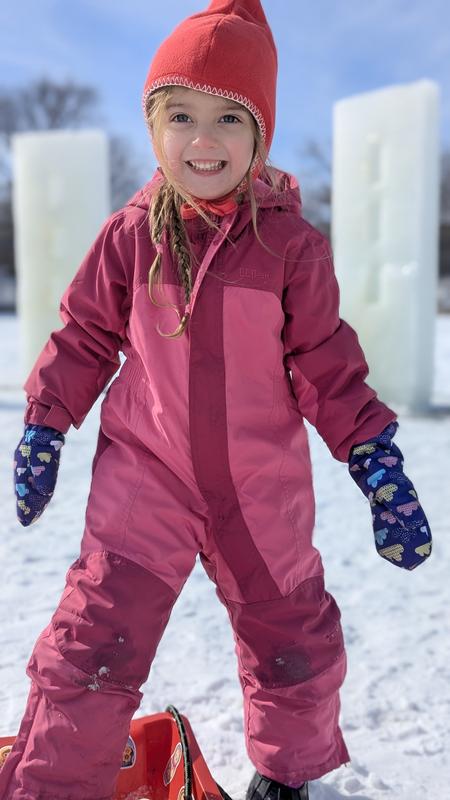 Braving the cold in Minneapolis.
