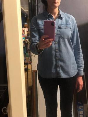 ll bean denim shirt