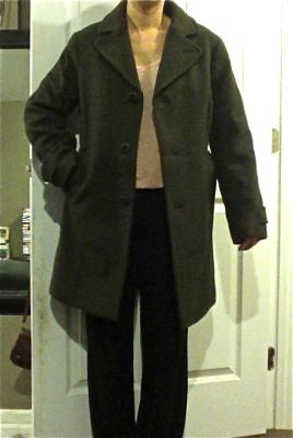 ll bean lambswool polo coat