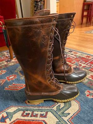 ll bean 16 inch boots shearling lined