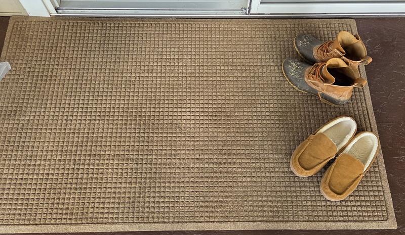 Camel color compared to Bean moccasins and Bean boots.