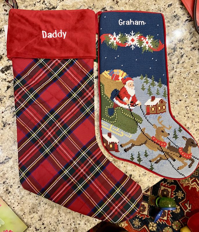 Tartan Velvet Stocking | Stockings at L.L.Bean
