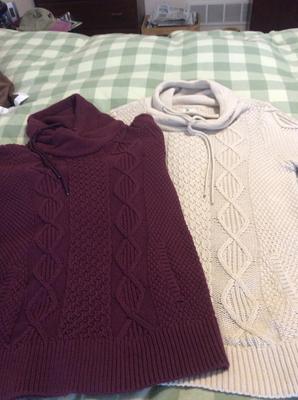 ll bean signature cotton funnel neck sweater