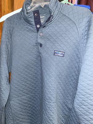 ll bean mens quilted pullover