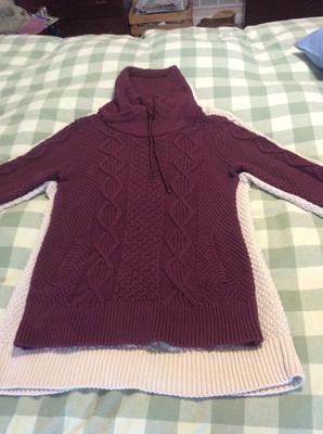 ll bean signature cotton funnel neck sweater