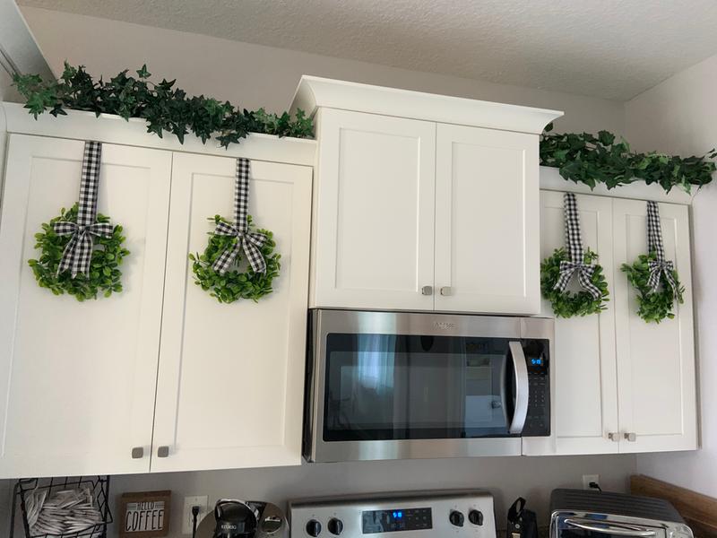 Kitchen Wreath Farmhouse Lavender Mini Cabinet Wreath Etc. Pantry Wreath 