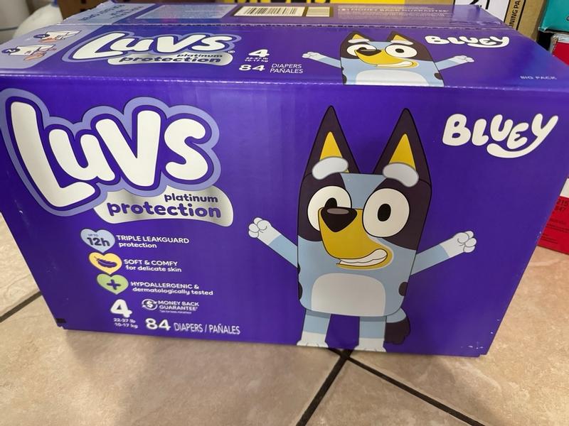 Luvs Platinum Protection With Bluey