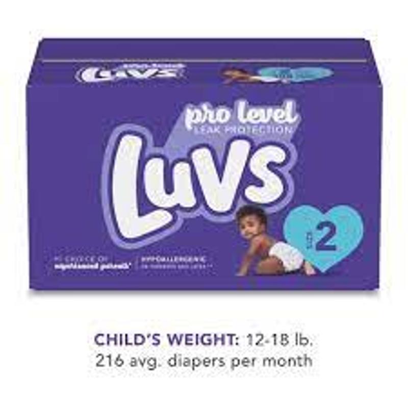 Luvs Diapers Size 4, 172 Count