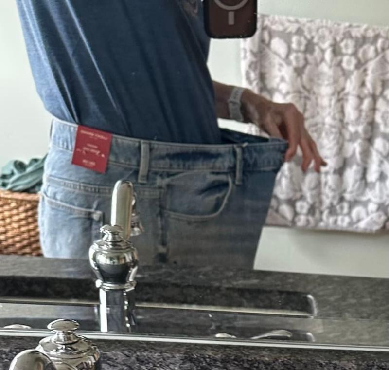 Customer photo for "Beyond too large! Sizing makes no sense."
