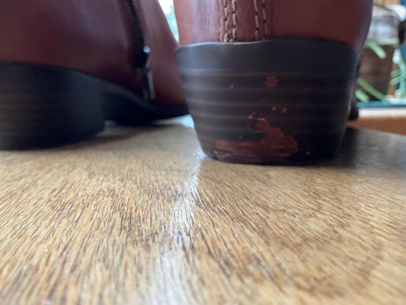 Customer photo for "Stylish, comfortable, but..."