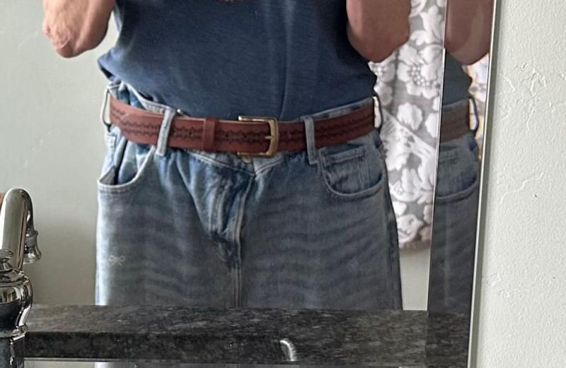 Customer photo for "Beyond too large! Sizing makes no sense."