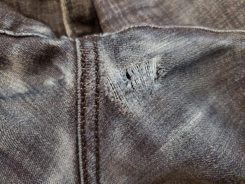 Customer photo for "This material is not durable"