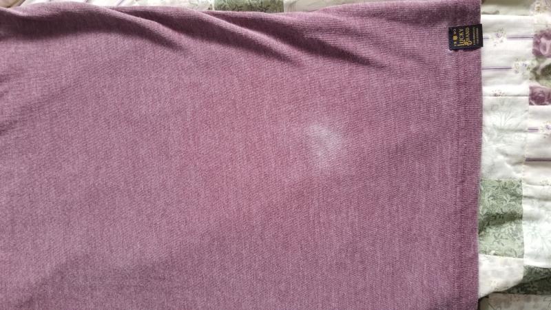 Dye went down the sink.