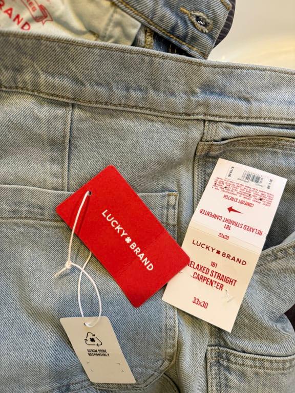 Where the belt loop should have been.