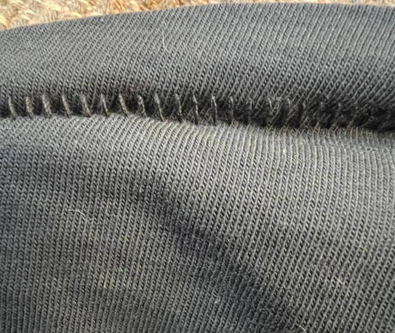 Bottom hem issues.