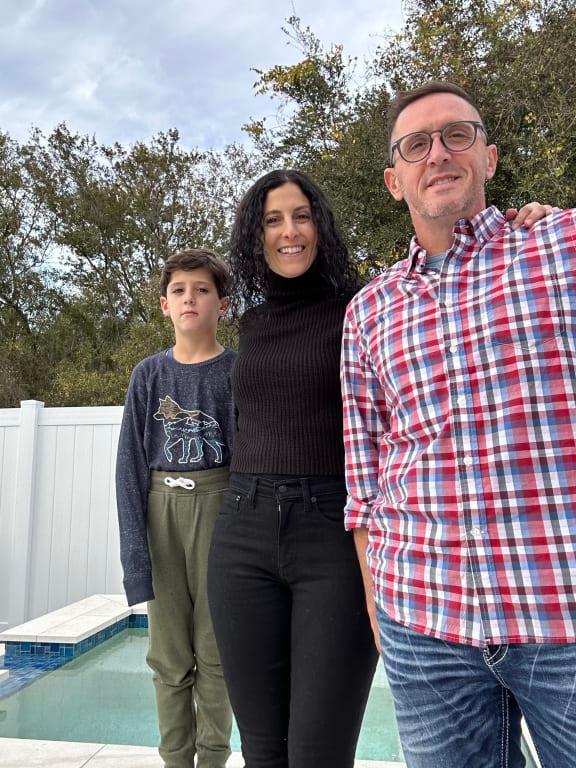 Christmas Eve with all black and a floral detail on my sweater