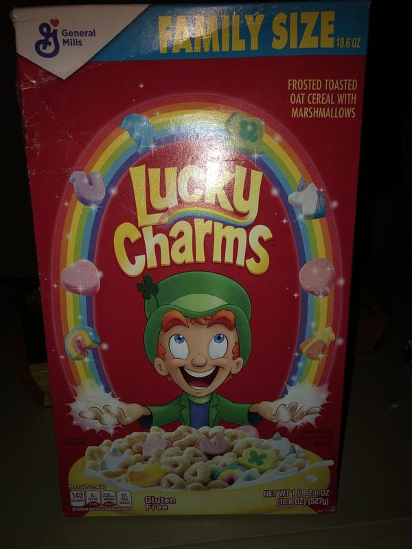 Lucky Charms Gluten Free Cereal with Marshmallows, 14.9 OZ Large Size Box