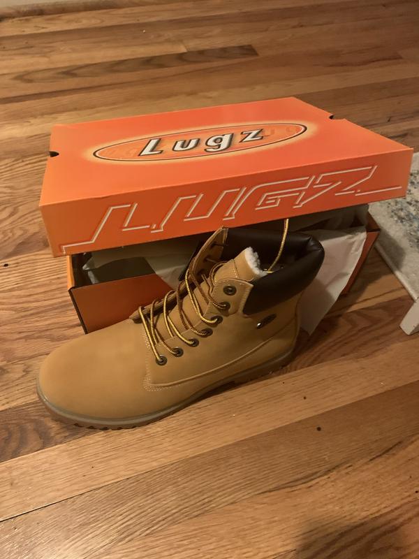 Lugz Men\'s Convoy Fleece 6-inch Boot Tan/White or All White Size 10.5 Shop Beige Mens Lugz Convoy 6 Inch Round Toe Lace Up Boots  main image 2