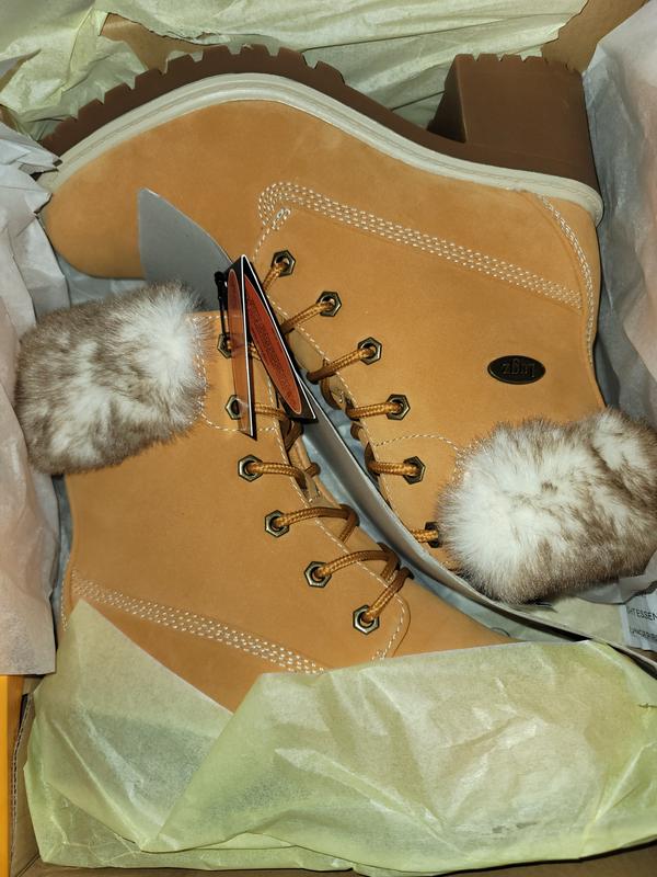 【PORTERNA】Obel Lace-Up Fur Boots Faux Fur Lined Lace Up Boot – Urban Planet