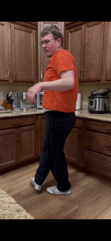 You can do whatever and the pants will just like magically stay in place