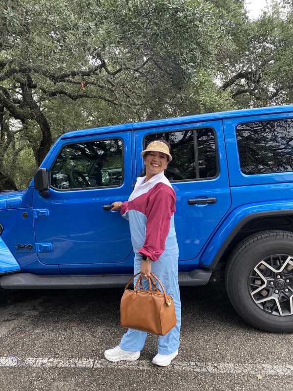 Happiness looks lovely in blue!