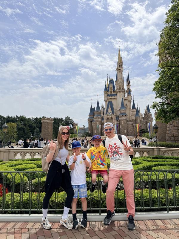 A day at Tokyo Disney with the best backpack! I bought this backpack for our Japan travel and it was the best thing I packed!! The sunglasses and glasses holder alone is the smartest thing you could add to a backpack. 

Absolutely in love!