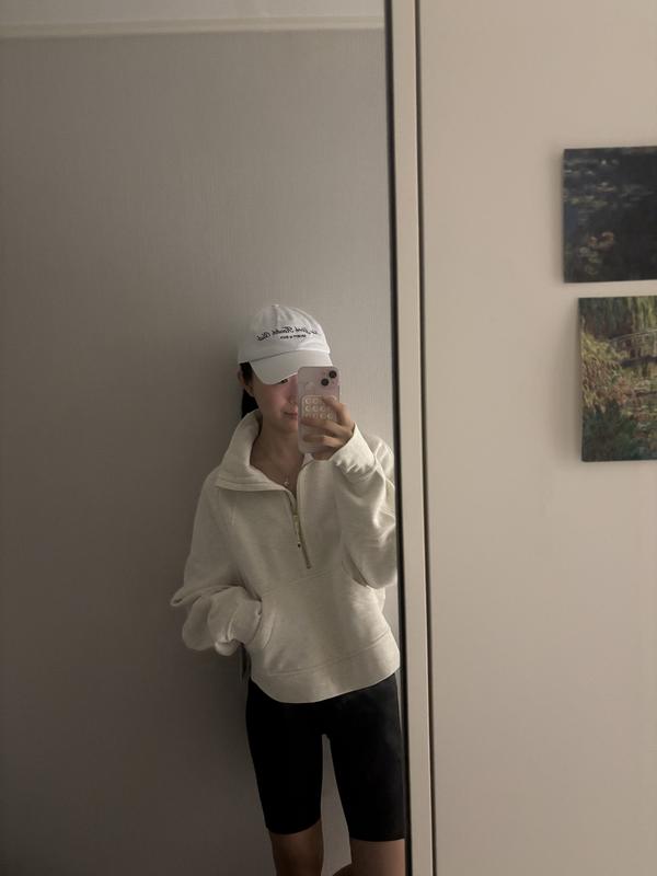 루루 스쿠바 오버사이즈드 퍼넬넥 하프집 | 후디 & 스웻셔츠