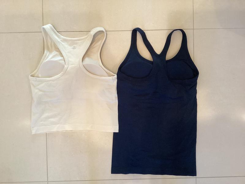 Ebb to Street クロップ レーサーバックタンクトップ *ライト