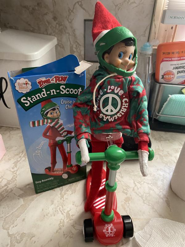 The Elf on the Shelf Stand n Scoot - Plastic Scooter Prop for Silly  Christmas elf Scenes!