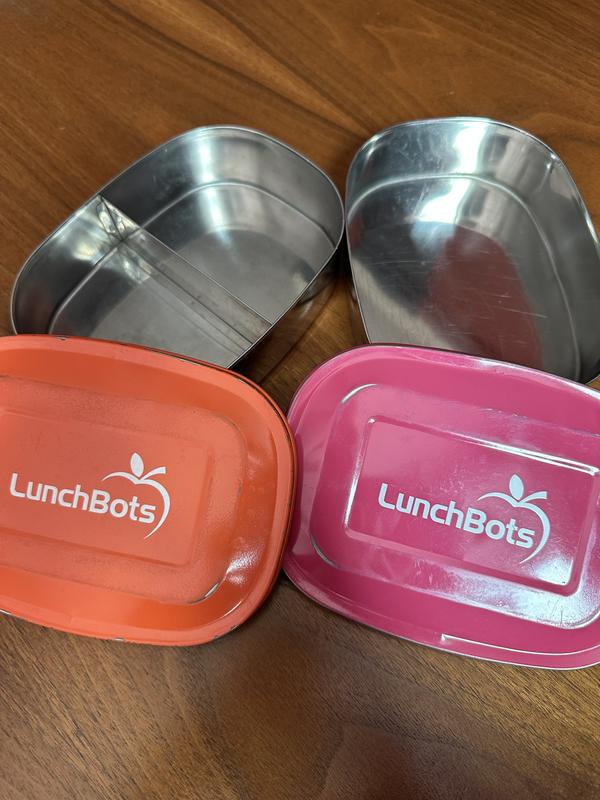 LunchBots Uno Stainless Steel Sandwich Bento Box Aqua