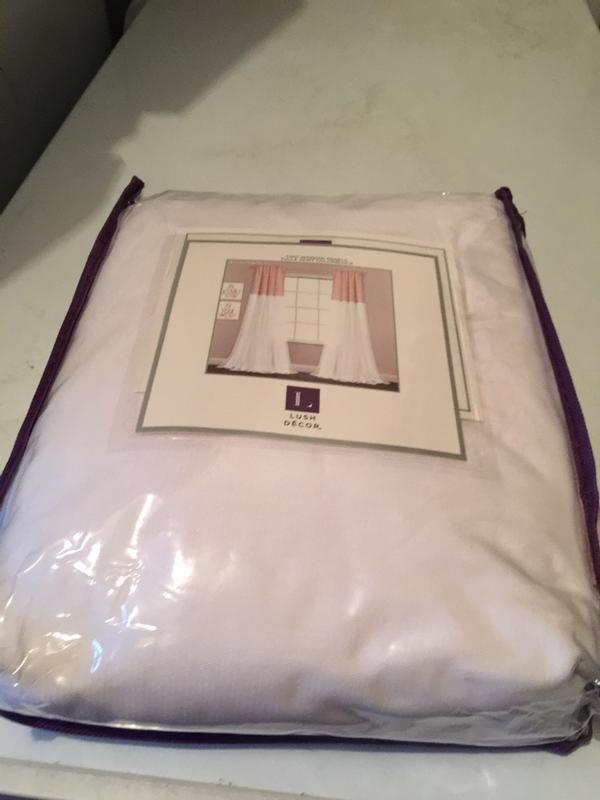 Tulle Skirt Colorblock Window Curtain Panels - Photo 4