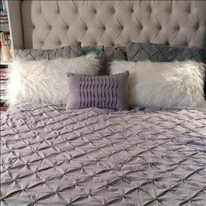 Lush Decor Ravello Pintuck Comforter 5-pc Set F/Q 