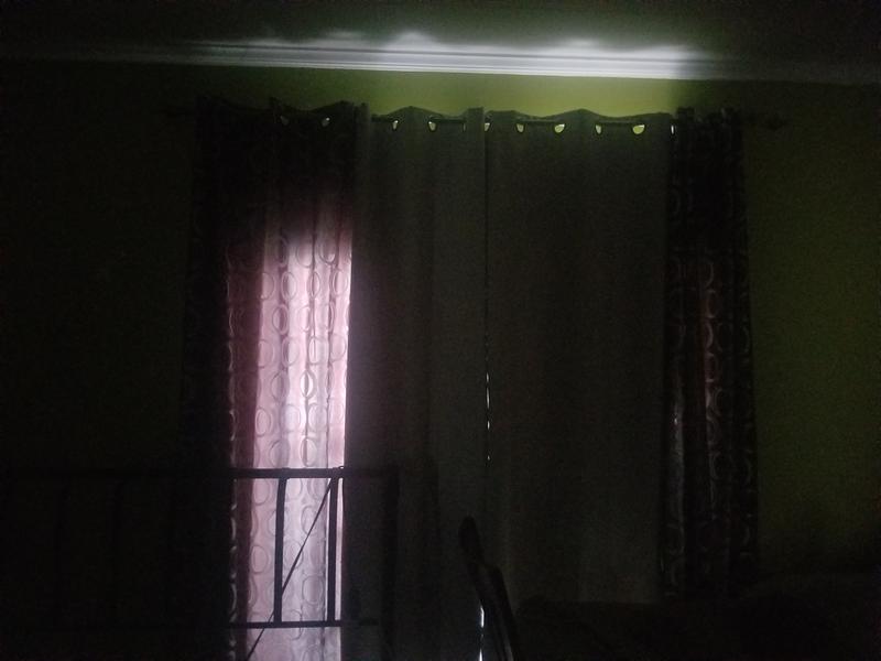 Regular on outside, blackout in the middle